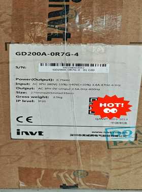 询价~英威腾变频器GD200A-0R7G-4