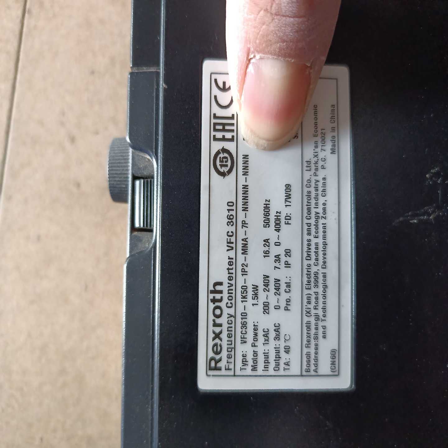 议价乐力士变频器VFC3610-1K50-1P2-MNA-7P