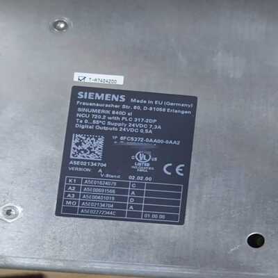 西门子SINUMERIK840DslNCU720.2--议价商品