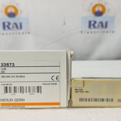 NEW MERLIN GERIN 33673 380480V AC 5060Hz UNDER VOLTAGE RELEA
