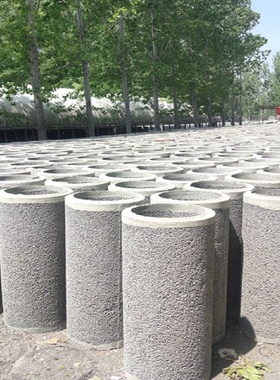 无砂泥管XOV厂家水泥井壁无砂管水无砂透水管无凝砂混土管