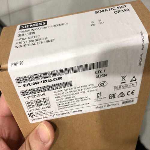 6GK7343-1EX30-OXEO未开封，在保，需询价