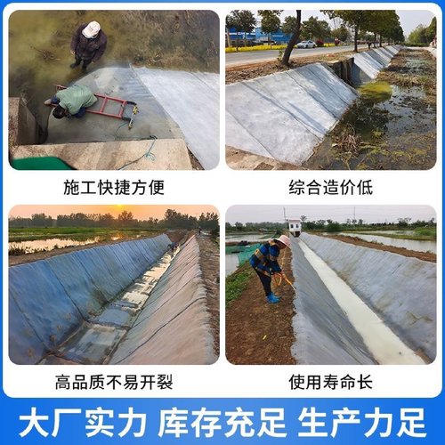 新型混凝土水泥毯浇水固化鱼塘池护坡铺路沟渠河道改造固坝固土毯