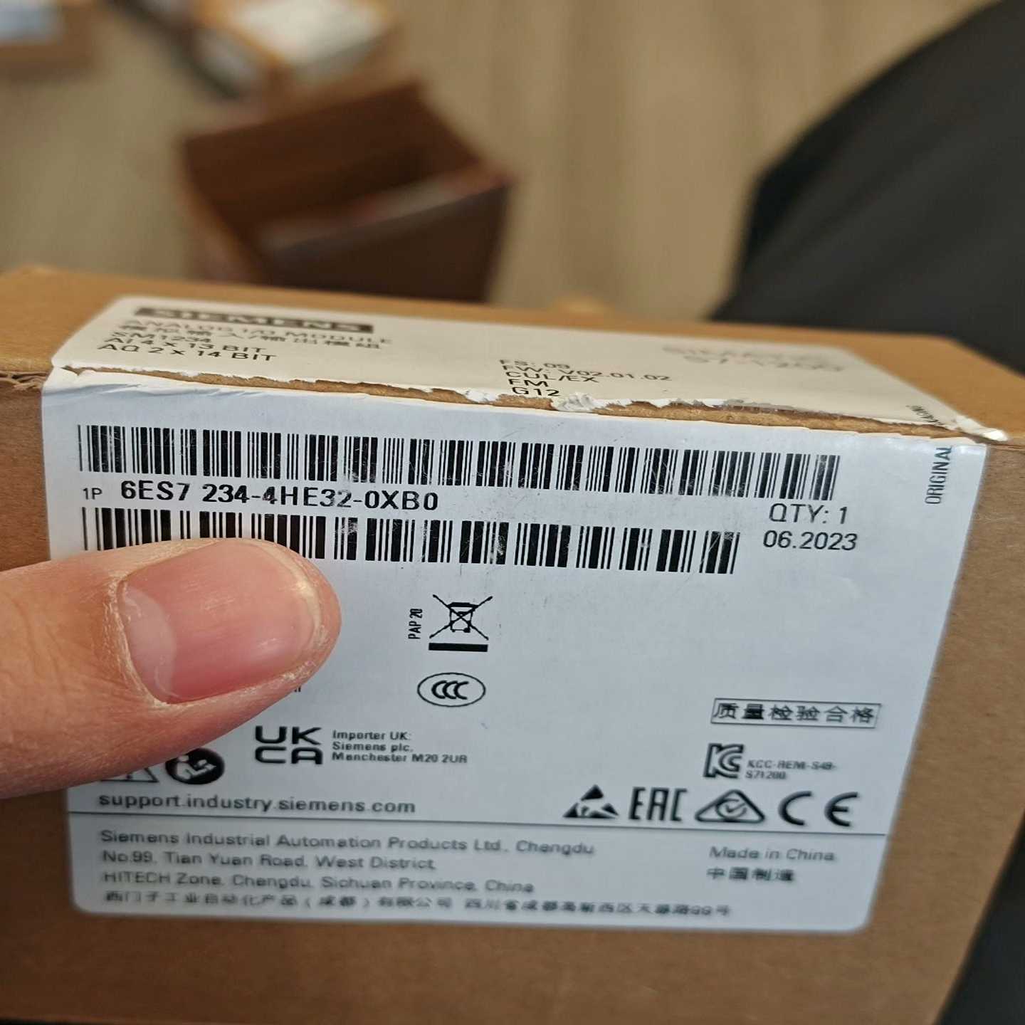 6es7234-4he32-0xb0  模块，仅开~询价