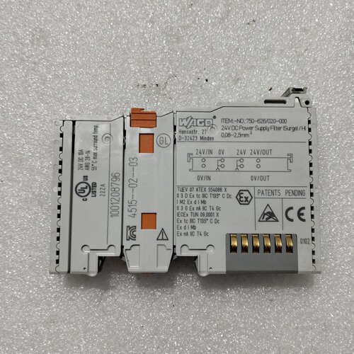 WAGO万可24VDC电源模块型号750626020-询