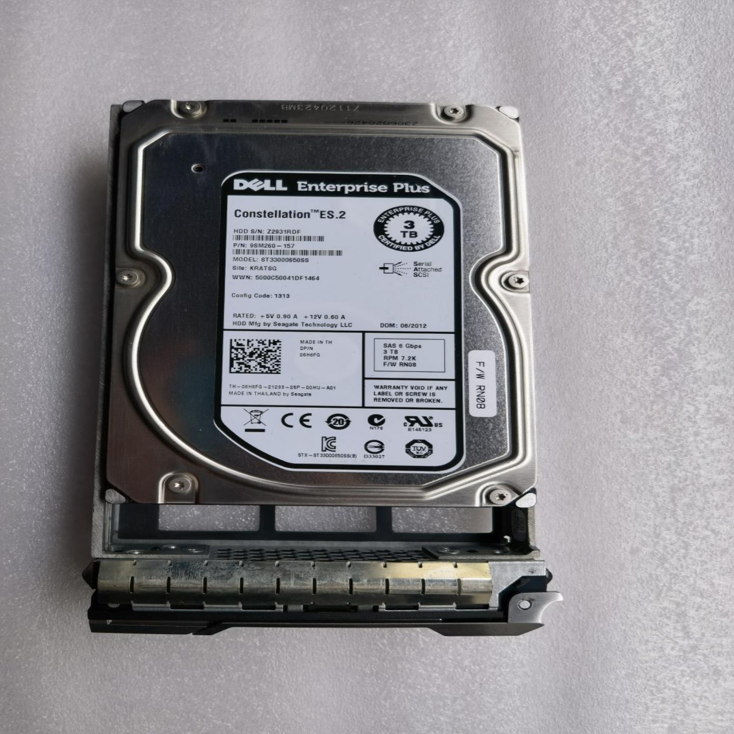 DELL 06H6FG 04CMD9 01CJF5 3TB 35 SAS EQ存储 PS存储询价