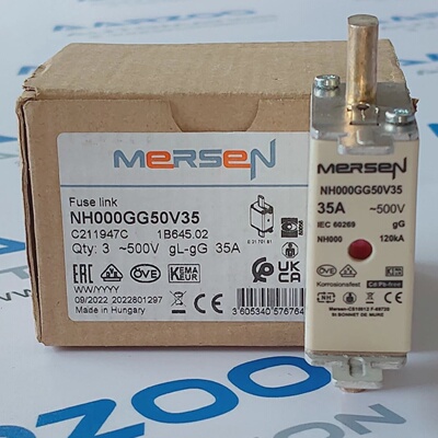 Mersen NH000GG50V35 500V 35A Sicherung Neu 1pc Brandneu