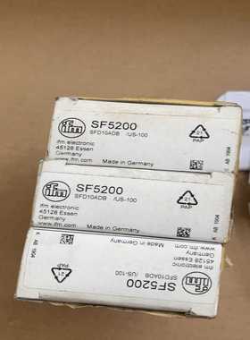 闲置3台ifm易福门流量传感器SF5200，全新未使用，公司--议价商品