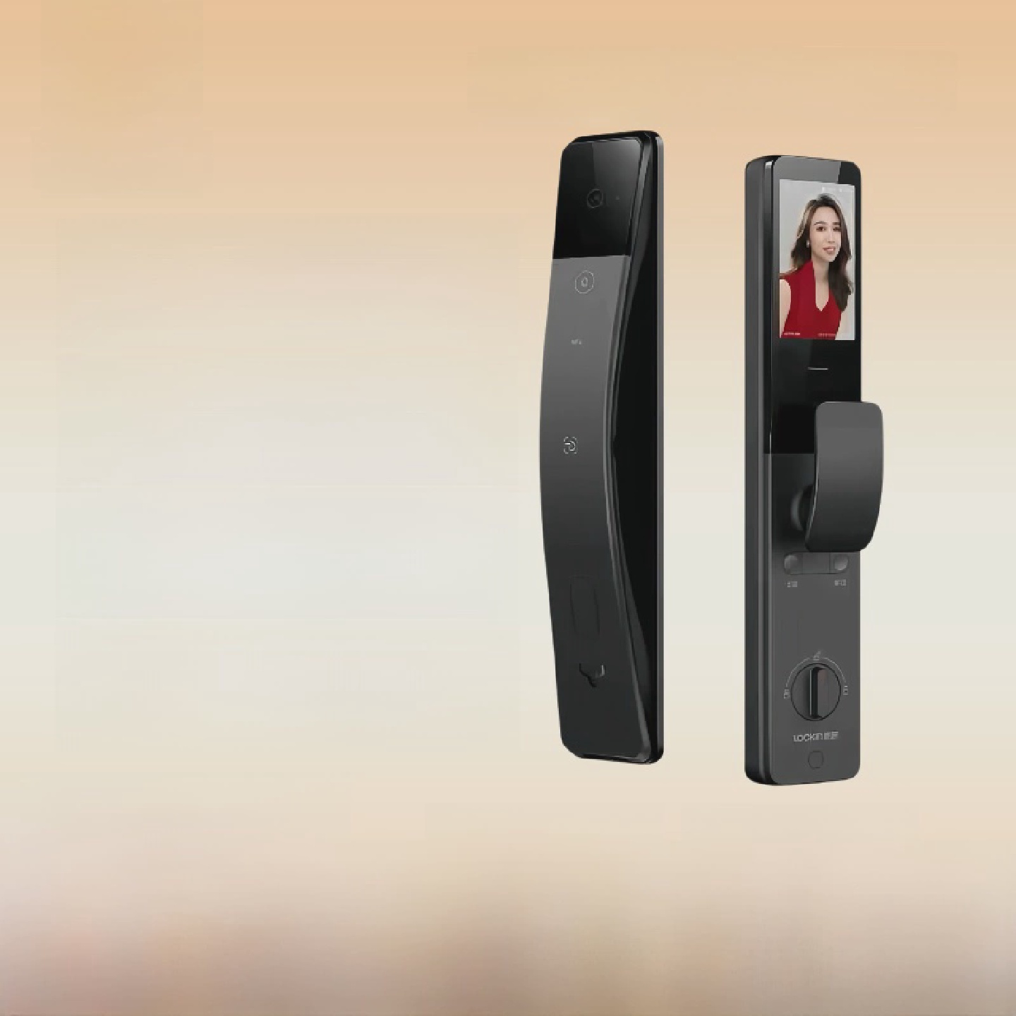 鹿客静脉S6Ultra人脸识别智能全自动密码家用指纹锁双摄猫眼门锁