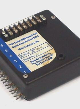 Used METAL DETECTORS INC MP3 Digital Function Block MP3