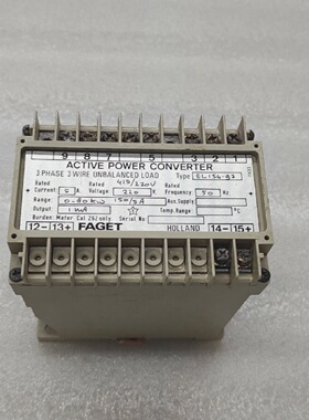 FAGET EL15493 ACTIVE POWER CONVERTER 5A 220V 080kW