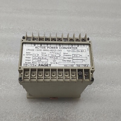 FAGET EL15493 AKTIVSPANNUNGSWANDLER 5A 220V 080kW