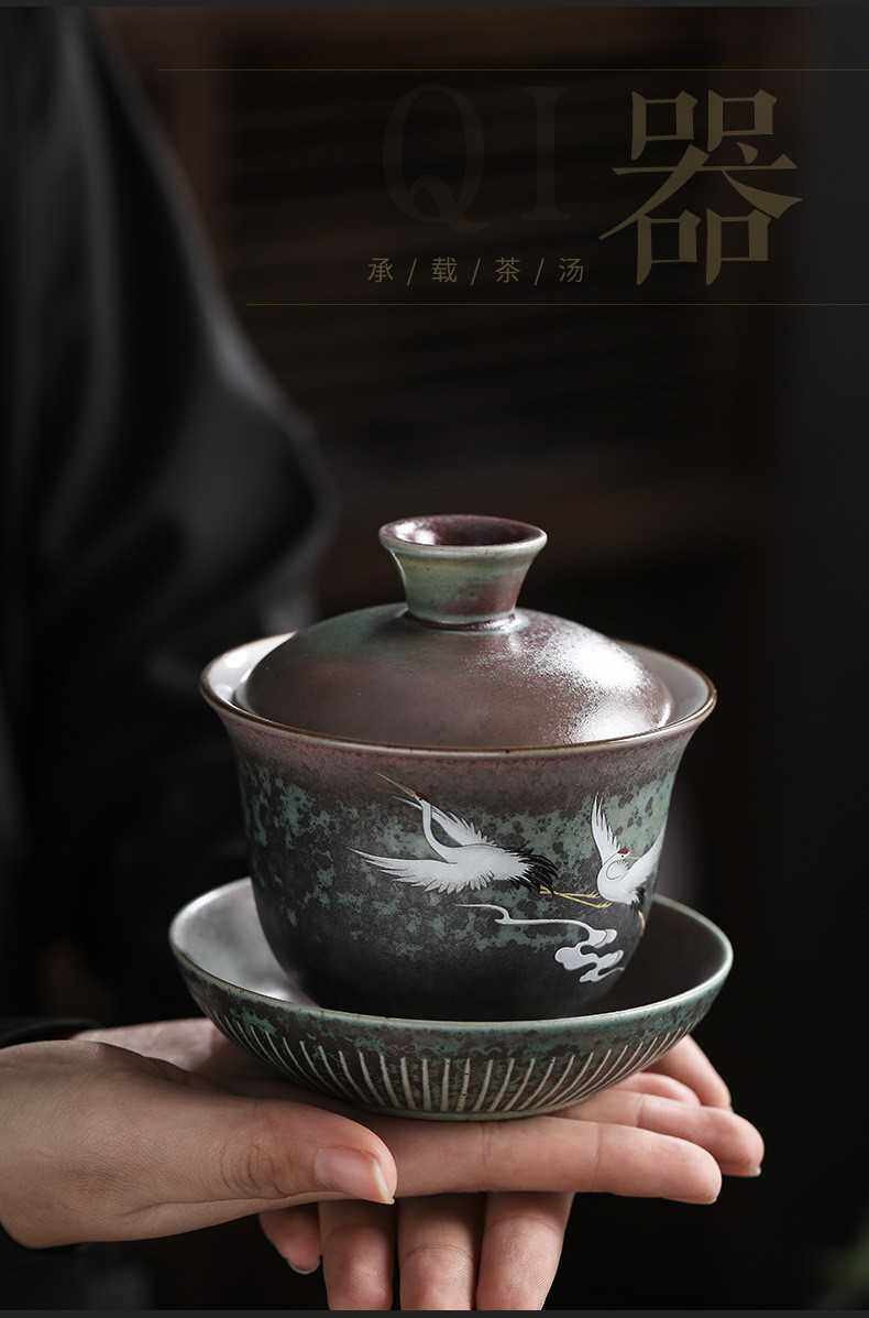 Японский керамический чайный сервиз, креативный чай, большая чайная чашка 