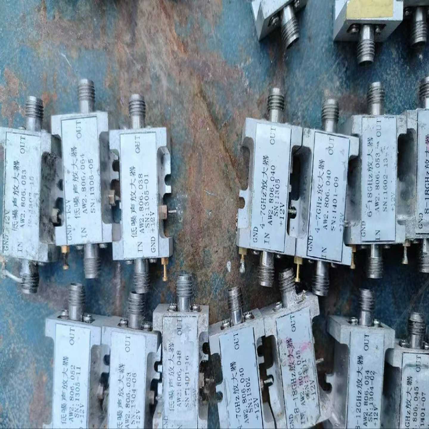 议价gnd射频低u噪声放大器4-7ghz,12v现货/维修