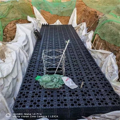 雨水收集PP模块蓄水池海绵城市调蓄池雨水回收利用装置系统包施工