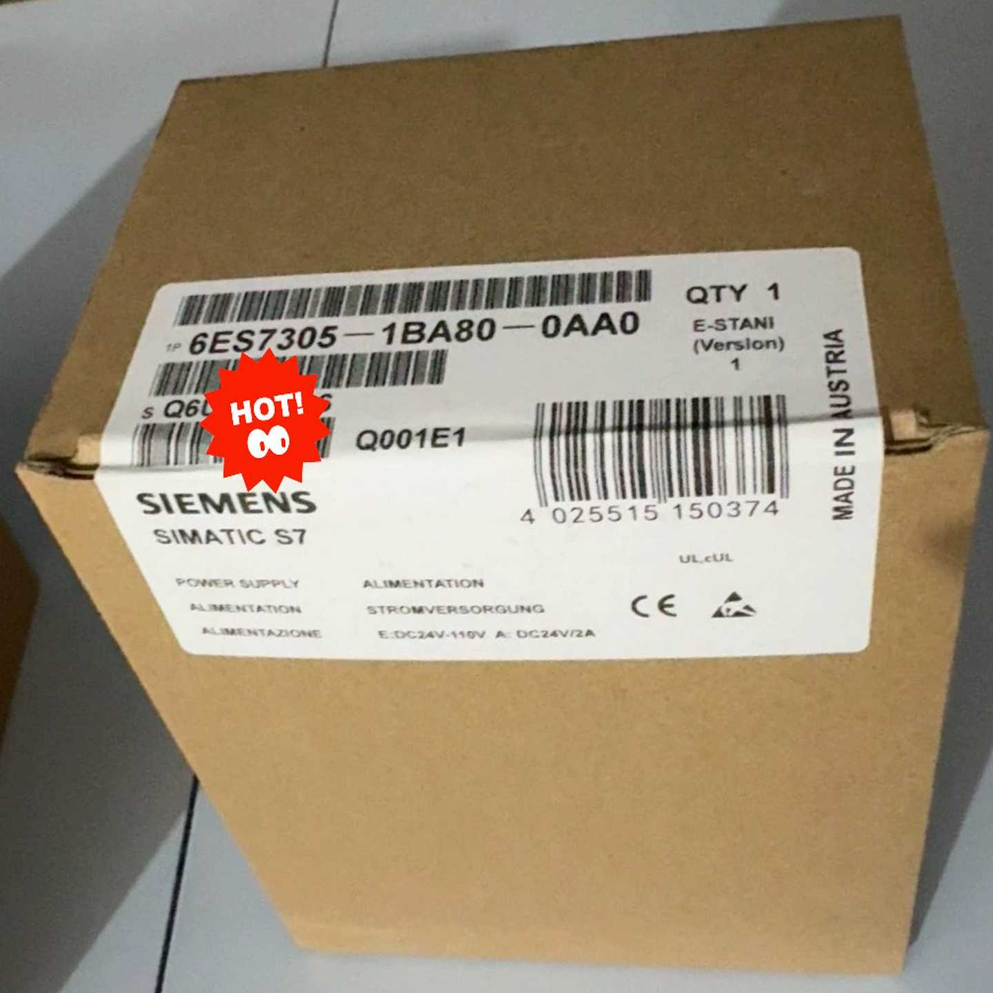 未开封6ES7305-1BA80-0AA0询价