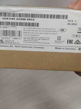 西门子6GK7542-6UX00-0XE0原装全新未开封，实--议价商品