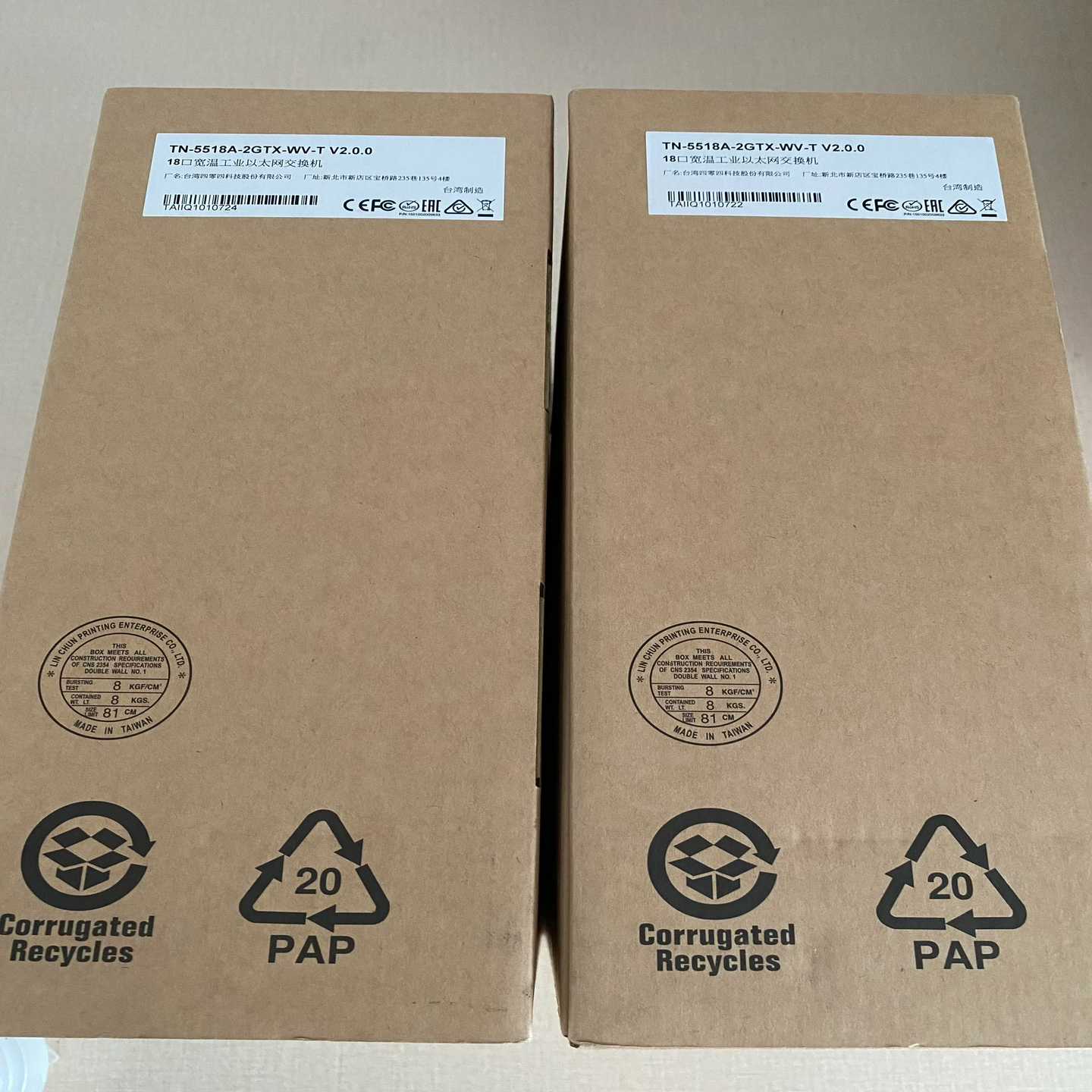 【请询价】摩莎MOXA TN-5518A-2GTX-WV-T   全新