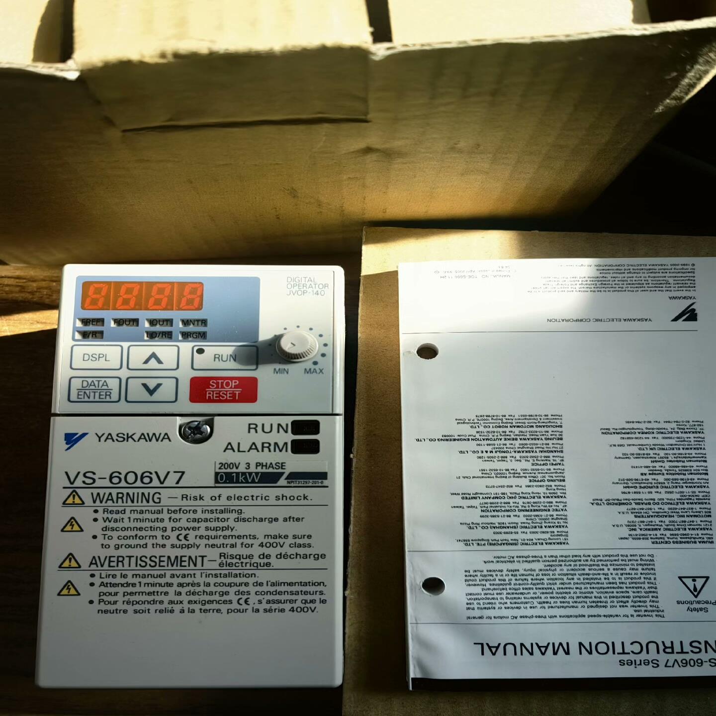 全新原装正品库存机安川VS-606V7变频器CIMR-V7A--议价商品