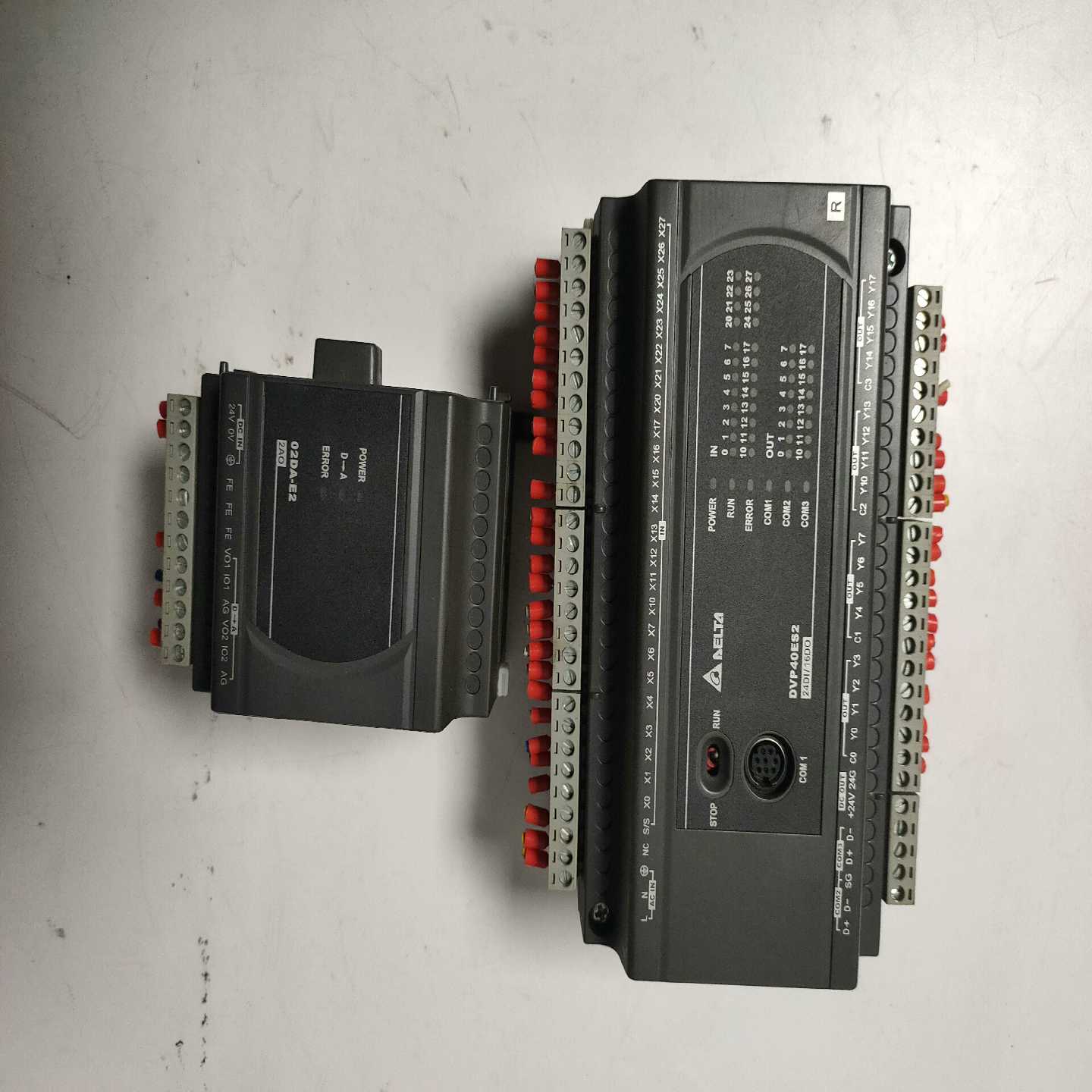 咨询-台达PLC货DVP40ES200R和模块DVP02DA