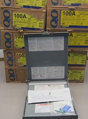 10QTY SQUARE D QO612L100RB LOAD CENTER 100A LUG 1Ph 6 SPACES