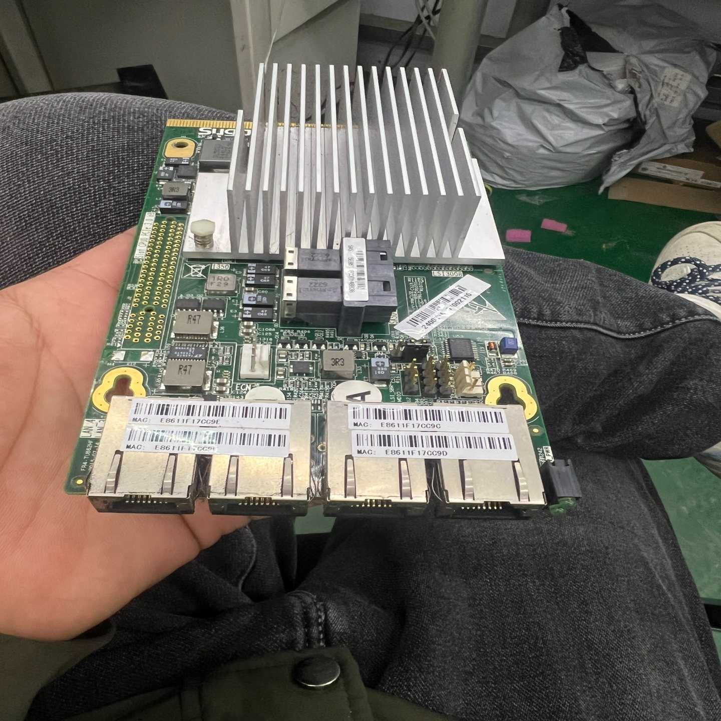 议价曙光服务器I840-G20拆机网卡型号NSP_IG4LHK