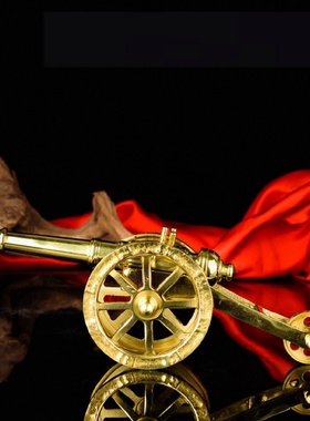 纯铜大炮模型摆件家居客厅装饰品摆设招财开业礼品中式工艺品