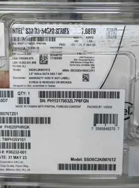 intel/出全新盒装英特尔S45207.68TBSA--议价商品