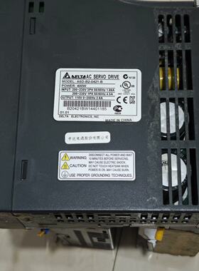 议价台达伺服驱动器ASDB20421B400W功率实可维修