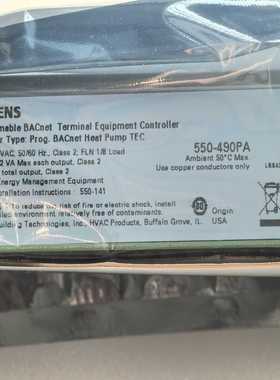 西门子550-490PABACnet楼宇控制器，SIEME--议价商品