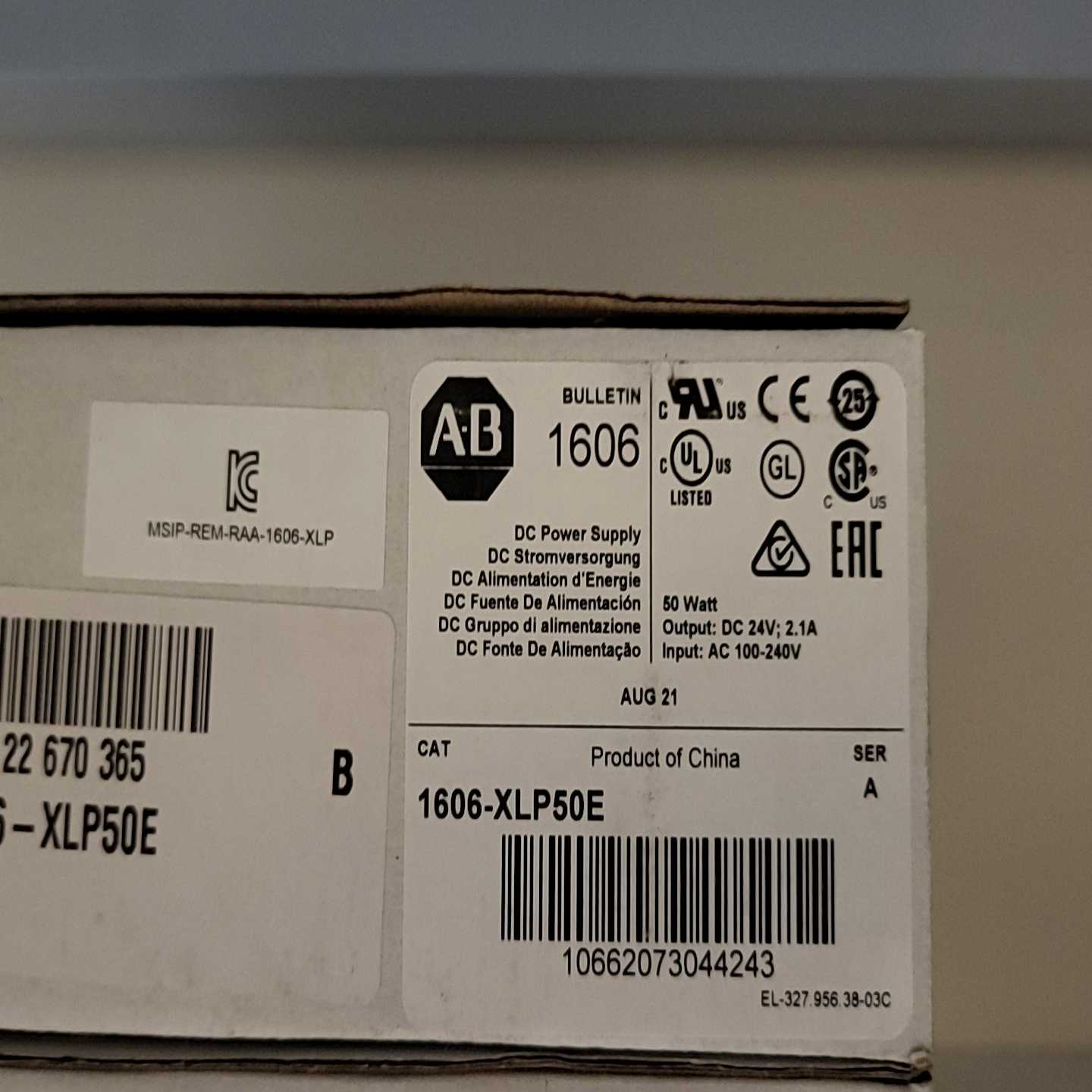 1606-XLP50E罗克韦尔AB模块plc电源，未开封询价