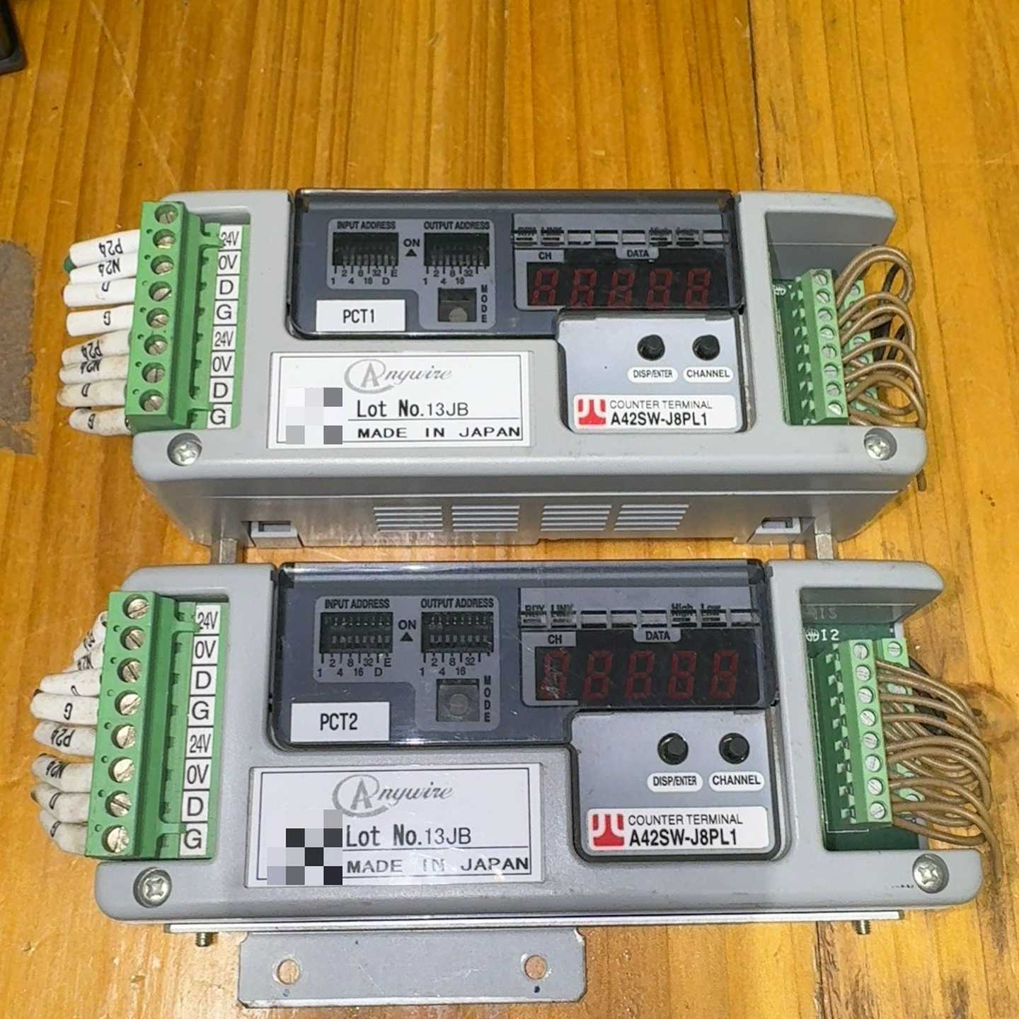 日本Anywire计数终端模块，型号A42SW-J8PL1，--议价商品