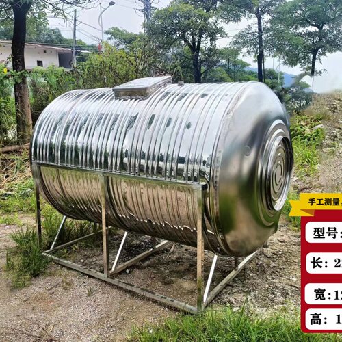 水塔水箱304不锈钢加厚水桶立卧式蓄水大容量5吨食品级家用储水罐