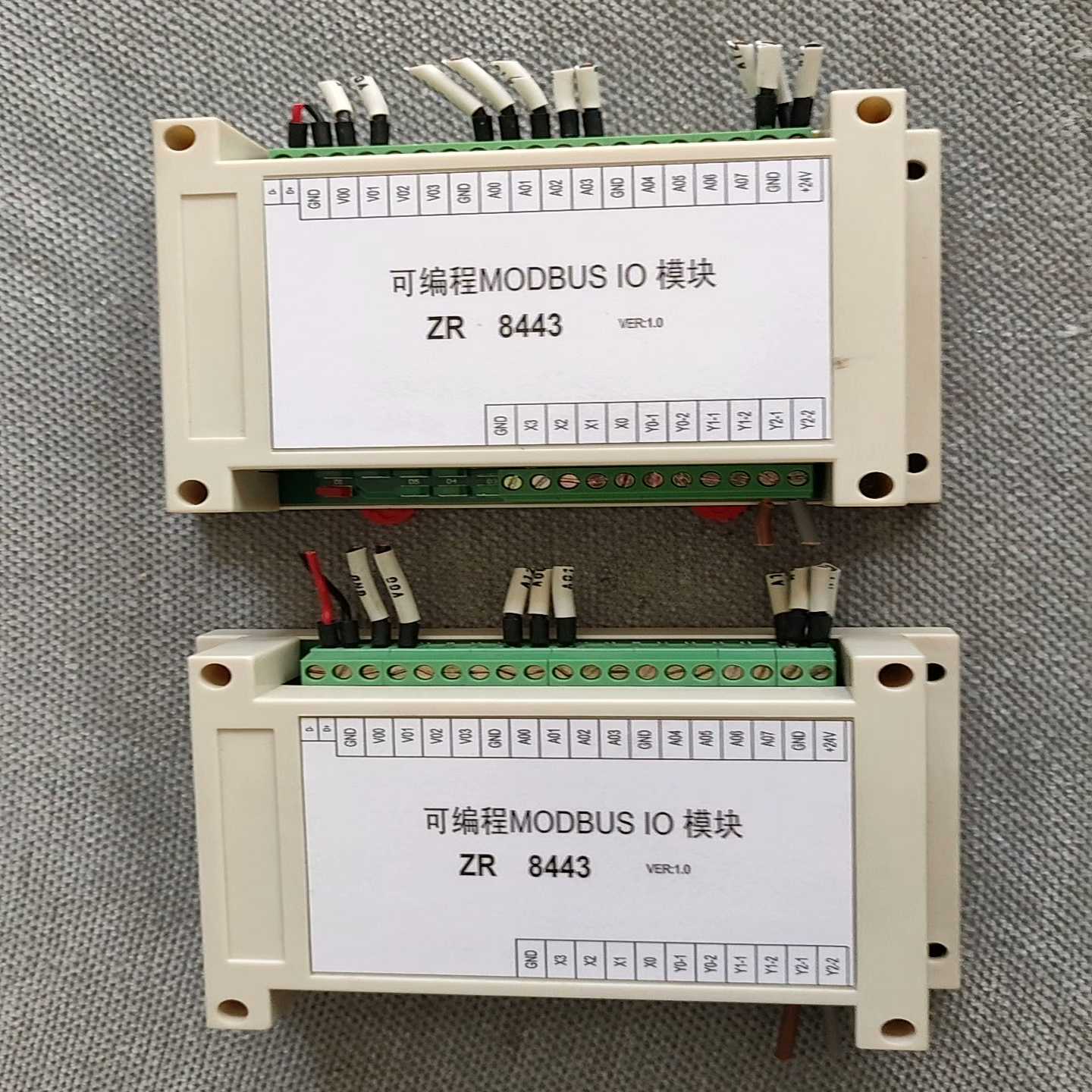 可编程MODBUSIO模块，ZR8443共两个，拆--议价商品