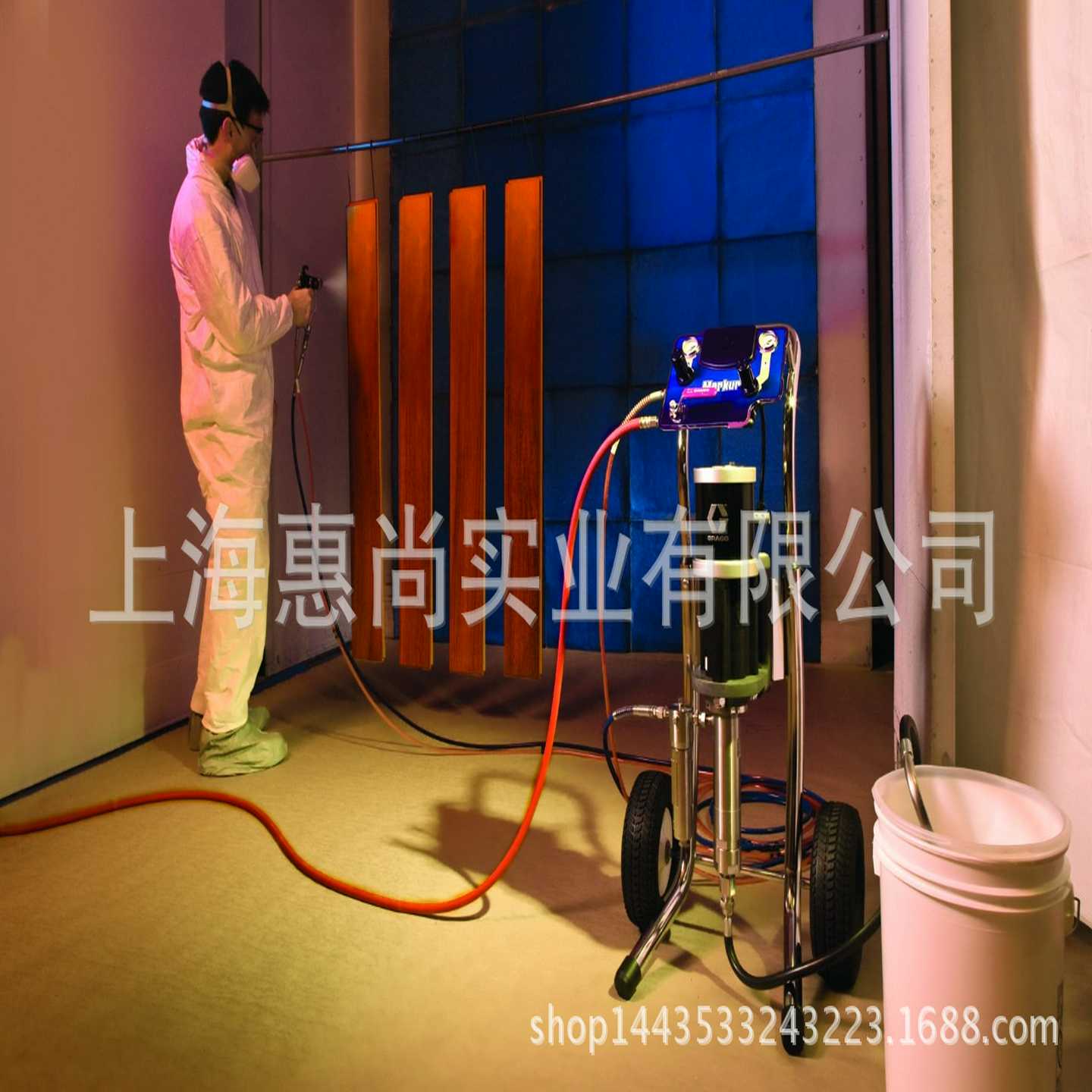 H美国固瑞克GRACO品牌Merkur系列气动混气喷涂机油漆泵气动柱塞泵