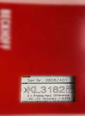 倍福模块KL3182原装正品包装齐全链接实物拍摄现