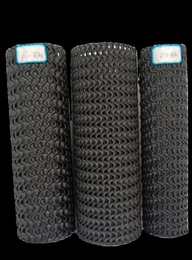 曲纹网状硬式透水管DN110mm厂家直销牙山网型草坪绿化排水盲沟管