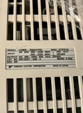 【请询价】安川 656RC5 CIMR-R5A27P5