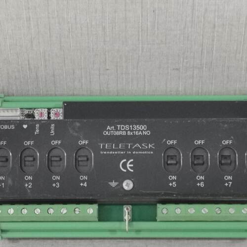TELETASK TDS13500 OUT08RB 8X16ANO Relay Interface TDS13510
