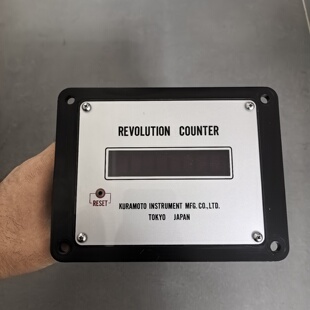 KURAMOTO主机转数表ModelCP1拆船件功 议价商品