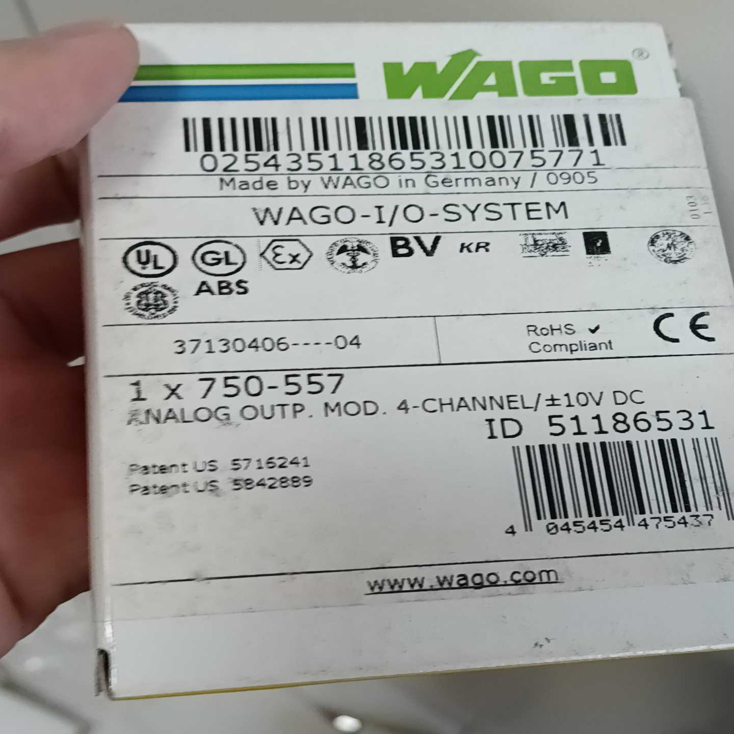 询价德国万可模块议价wago750-557