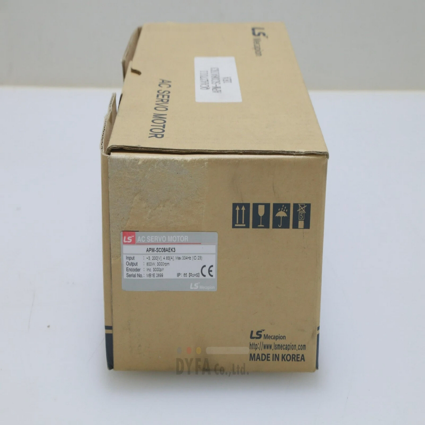 LS带盒APM-SC08AEK3钥匙型800W3000rpm交流电伺服电机MOT-