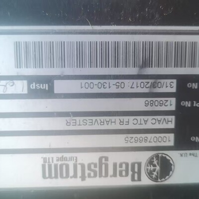 议价BergstromHVACATC控制器型号100078议价