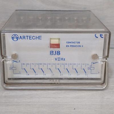 ARTECHE BJ8 110V 5060Hz RELAY  WO ANY ACCS.