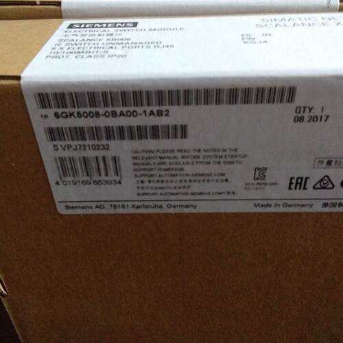 议价正品西门子乙太网交换机6GK5008-0BA00-1AB2/6GK5OO8-OBAOO-1