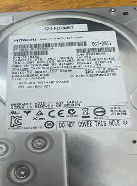 2T机械盘日立台式机硬盘HDS722020ALA330戴尔服--议价商品