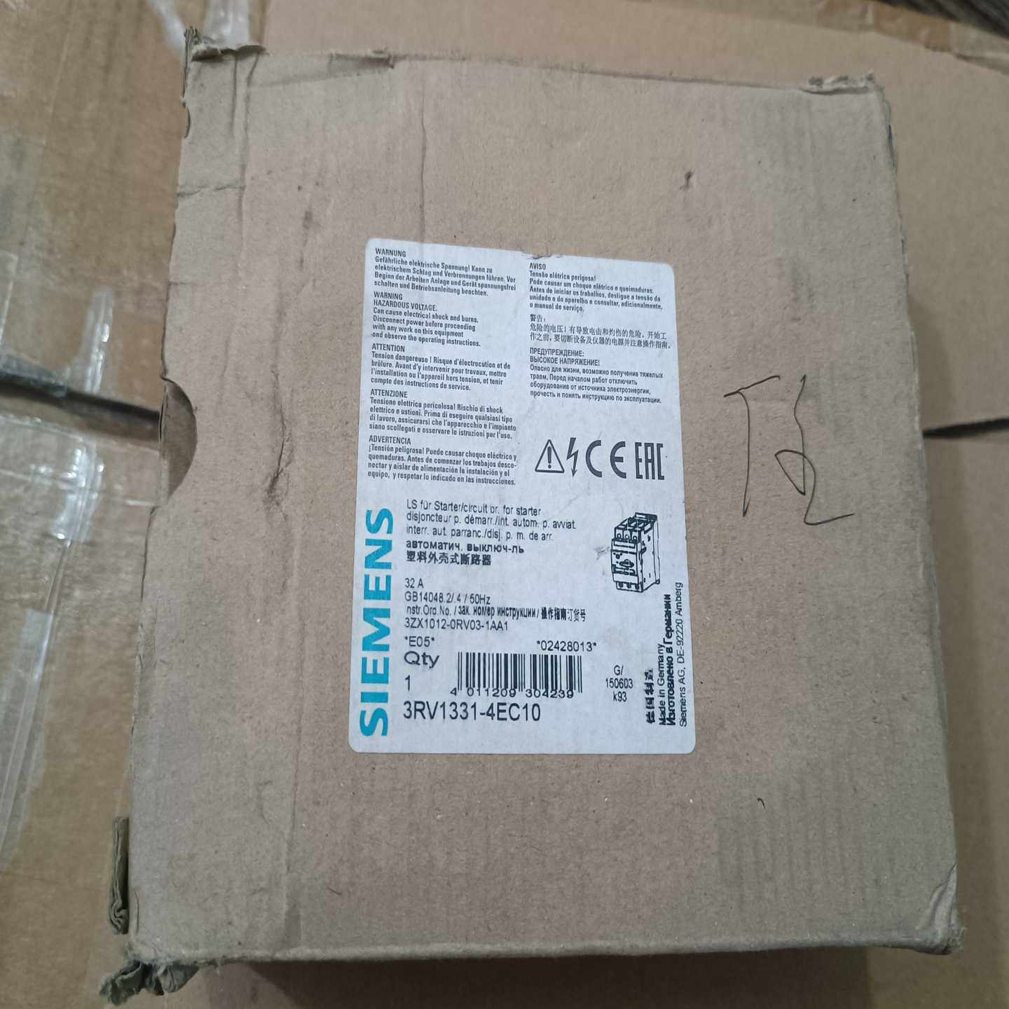 全新西门子断路器3RV1331-4EC1032A，--议价商品