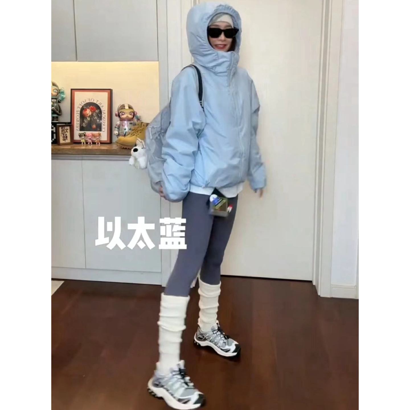 男女同款鸟家棉衣户外冲锋衣连帽棉服冬季2025新款休闲棉袄外套女