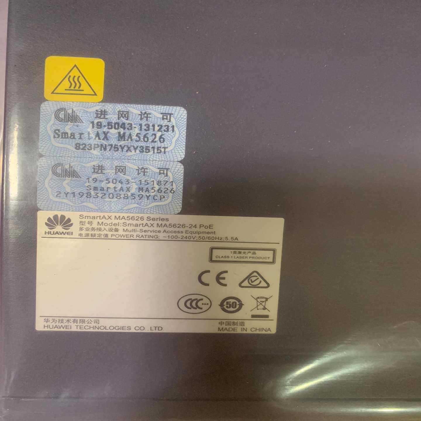 全新原包华为MA5626-24 POE 百兆24口 GPON