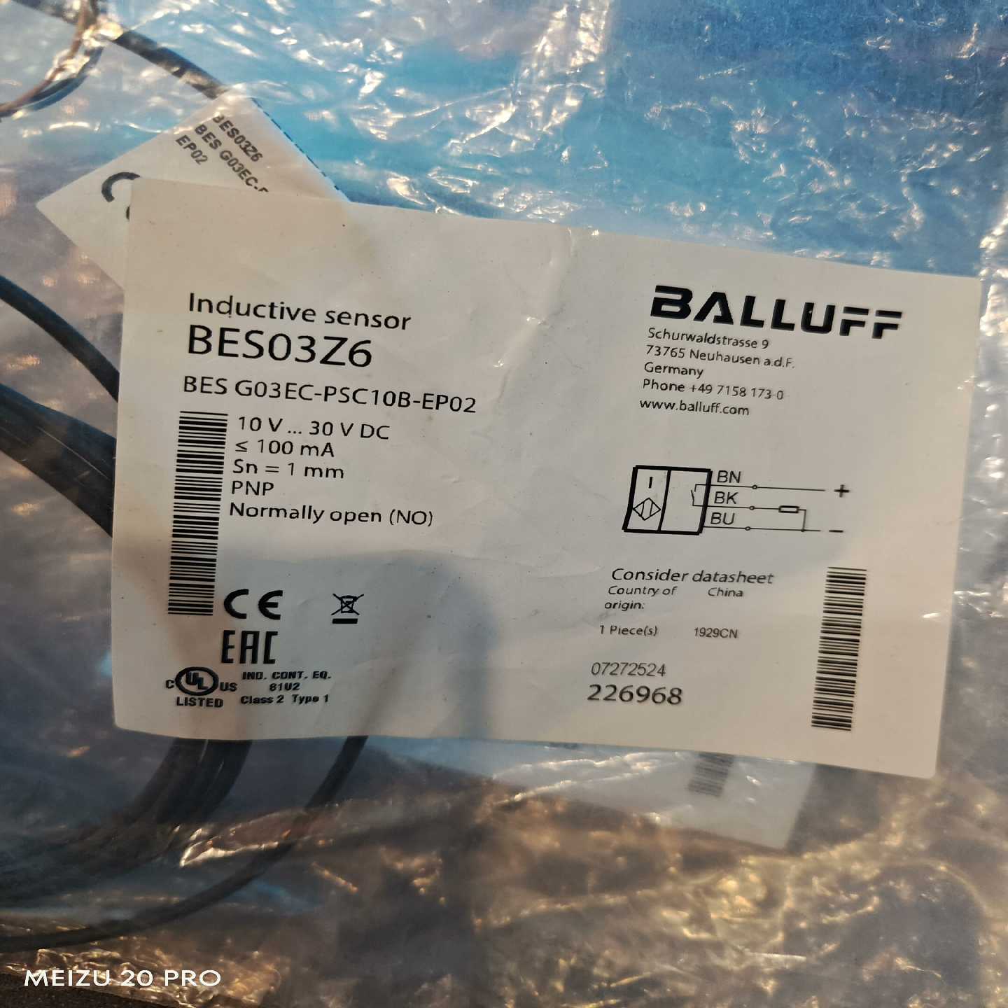 巴鲁夫BES03Z6   BES G03EC-PSC10B-~询价